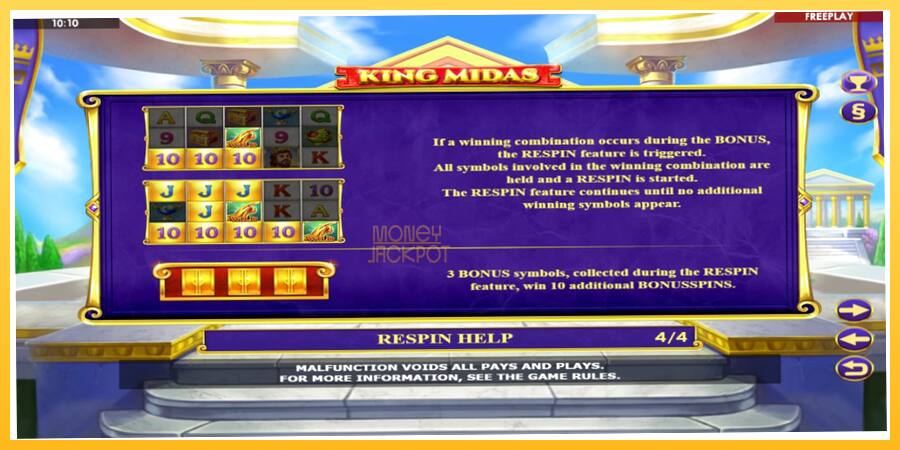 Игровой аппарат King Midas - игра на реальные деньги, картинка 7