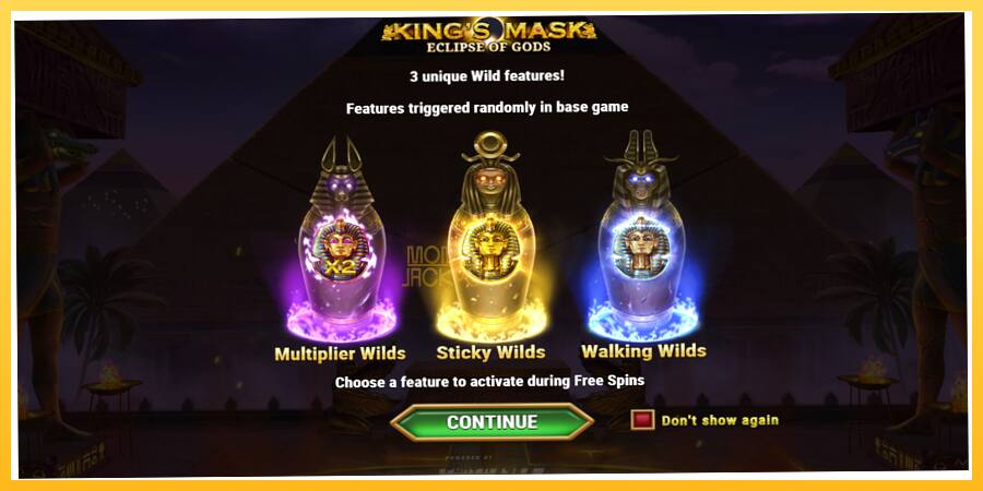 Игровой аппарат King’s Mask Eclipse of Gods - игра на реальные деньги, картинка 1