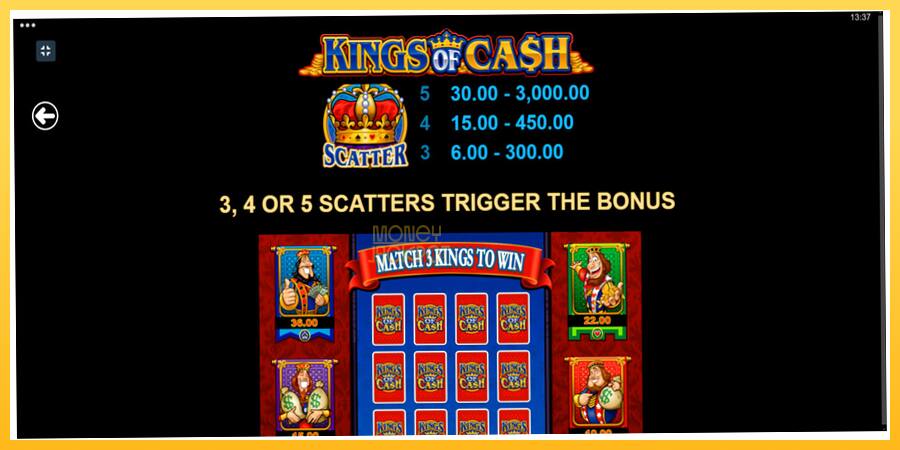 Игровой аппарат Kings of Cash - игра на реальные деньги, картинка 6