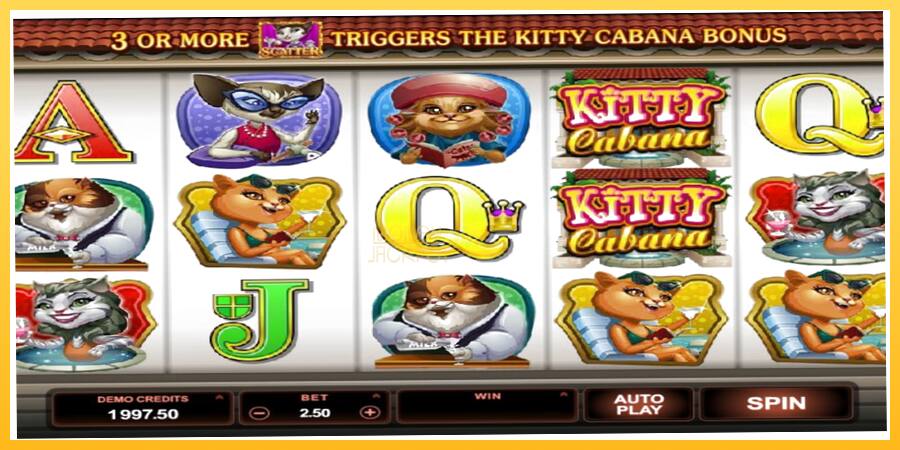 Игровой аппарат Kitty Cabana - игра на реальные деньги, картинка 3