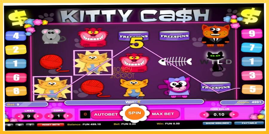 Игровой аппарат Kitty Cash - игра на реальные деньги, картинка 3