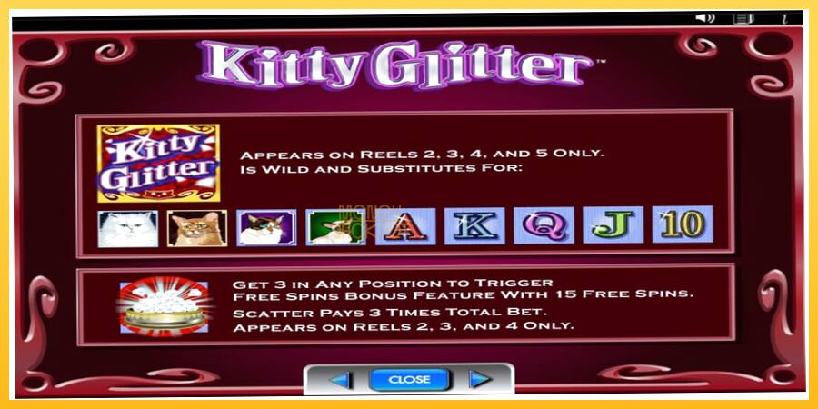 Игровой аппарат Kitty Glitter - игра на реальные деньги, картинка 5