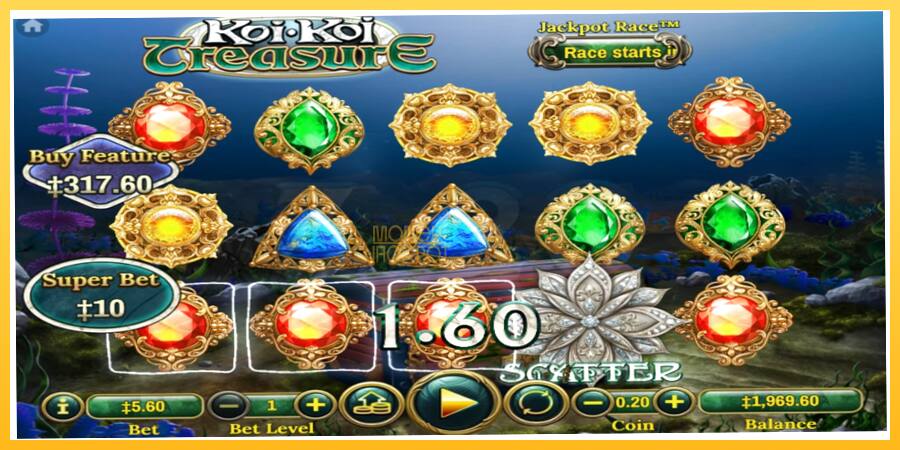 Игровой аппарат Koi Koi Treasure - игра на реальные деньги, картинка 2