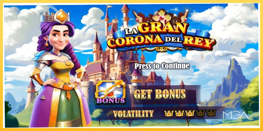 Игровой аппарат La Gran Corona del Rey - игра на реальные деньги, картинка 1