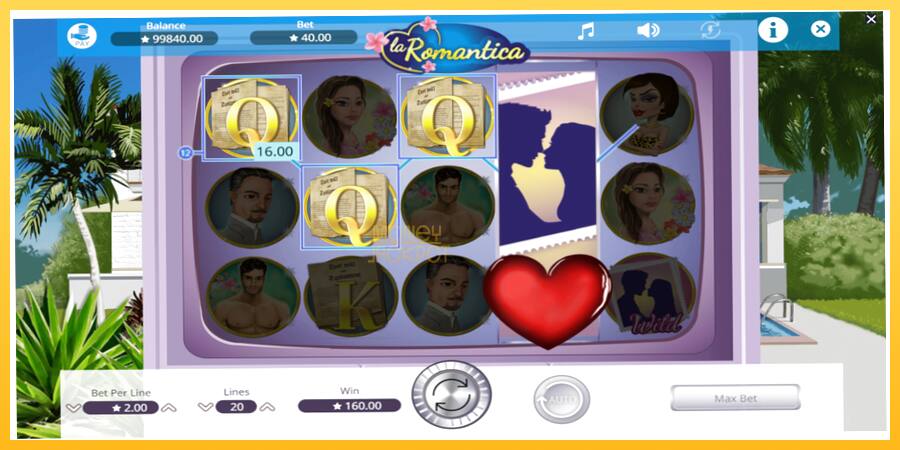 Игровой аппарат La Romantica - игра на реальные деньги, картинка 3