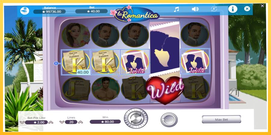 Игровой аппарат La Romantica - игра на реальные деньги, картинка 4