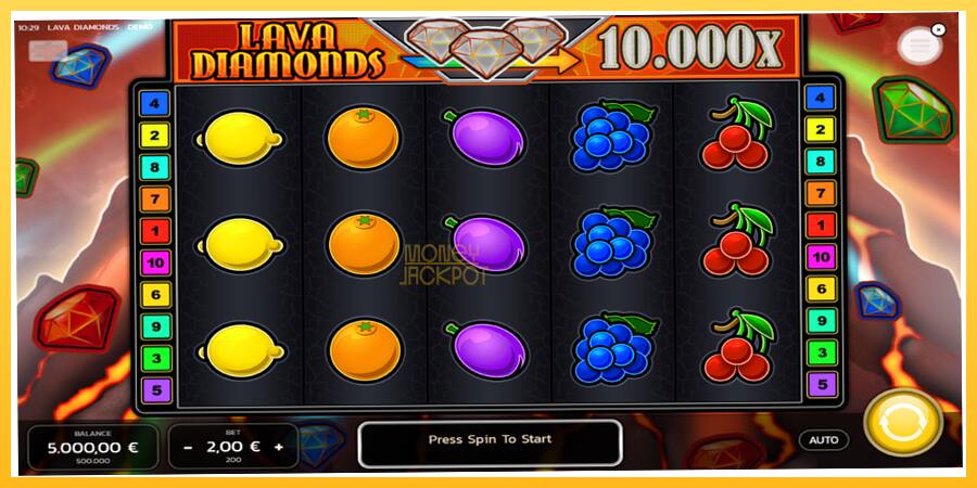 Игровой аппарат Lava Diamonds - игра на реальные деньги, картинка 1