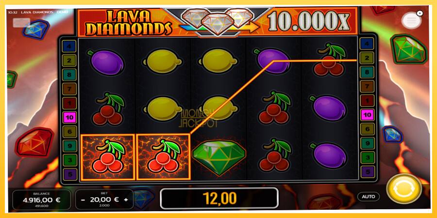 Игровой аппарат Lava Diamonds - игра на реальные деньги, картинка 3