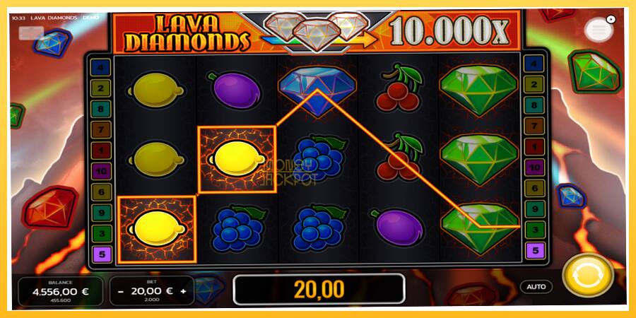 Игровой аппарат Lava Diamonds - игра на реальные деньги, картинка 4