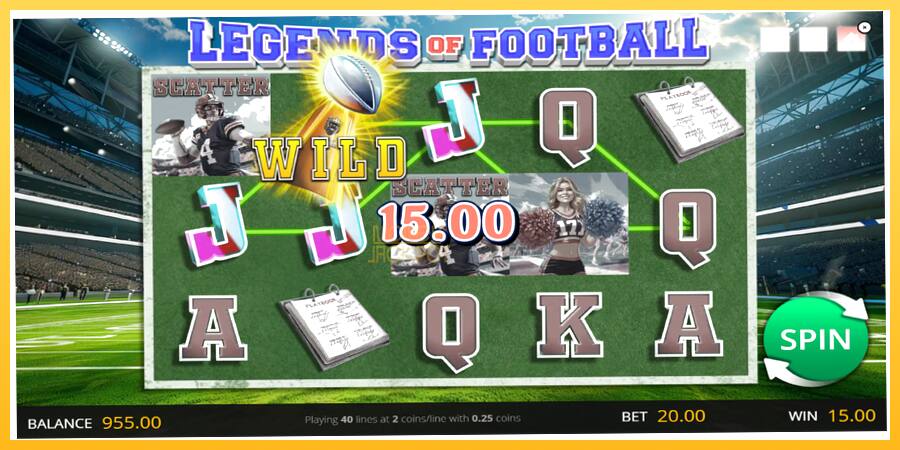 Игровой аппарат Legends of Football - игра на реальные деньги, картинка 2