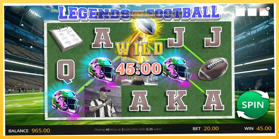 Игровой аппарат Legends of Football - игра на реальные деньги, картинка 4