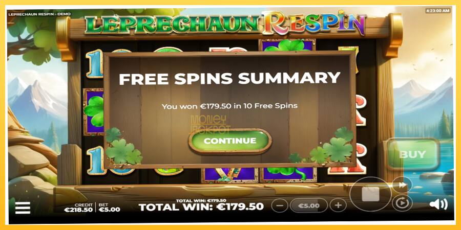 Игровой аппарат Leprechaun Respin - игра на реальные деньги, картинка 6