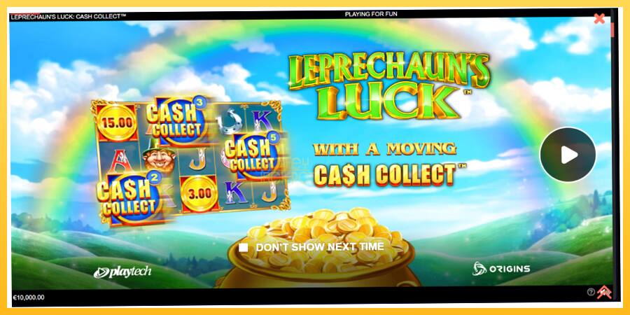 Игровой аппарат Leprechauns Luck Cash Collect Megaways PowerPlay Jackpot - игра на реальные деньги, картинка 1