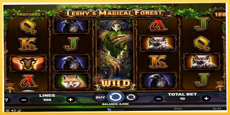 Игровой аппарат Leshys Magical Forest - игра на реальные деньги, картинка 2