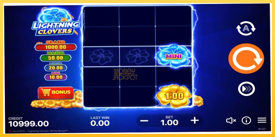 Игровой аппарат Lightning Clovers - игра на реальные деньги, картинка 2