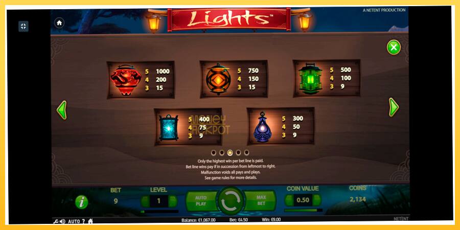 Игровой аппарат Lights - игра на реальные деньги, картинка 5