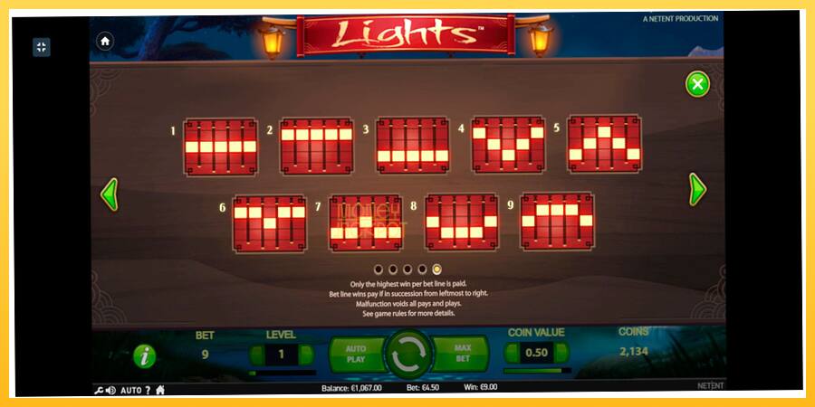 Игровой аппарат Lights - игра на реальные деньги, картинка 7