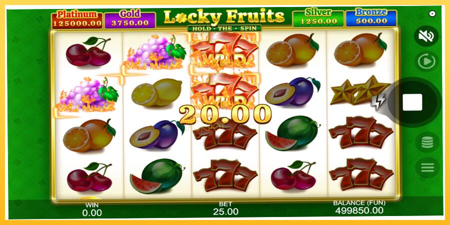 Игровой аппарат Locky Fruits: Hold the Spin - игра на реальные деньги, картинка 2