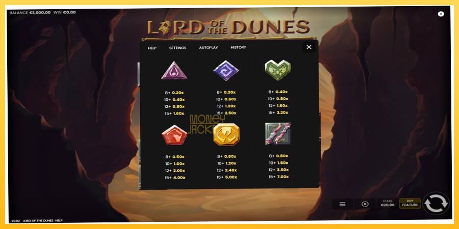 Игровой аппарат Lord of the Dunes - игра на реальные деньги, картинка 5