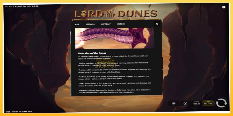 Игровой аппарат Lord of the Dunes - игра на реальные деньги, картинка 7