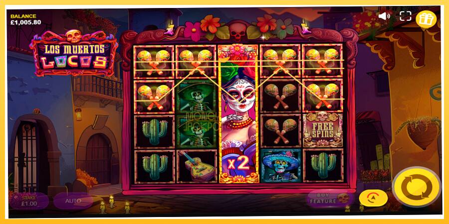 Игровой аппарат Los Muertos Locos - игра на реальные деньги, картинка 3