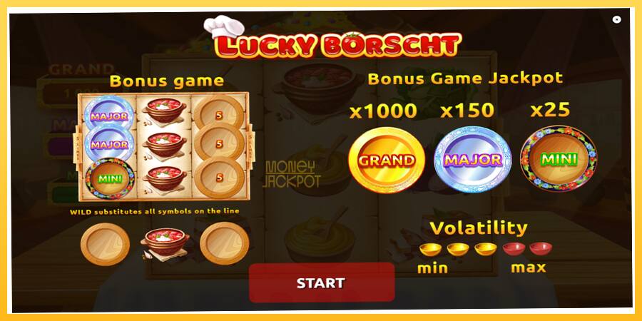 Игровой аппарат Lucky Borscht - игра на реальные деньги, картинка 1