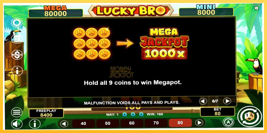 Игровой аппарат Lucky Bro Hold & Win - игра на реальные деньги, картинка 7