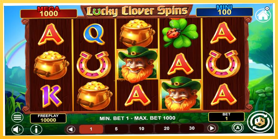 Игровой аппарат Lucky Clover Spins - игра на реальные деньги, картинка 2