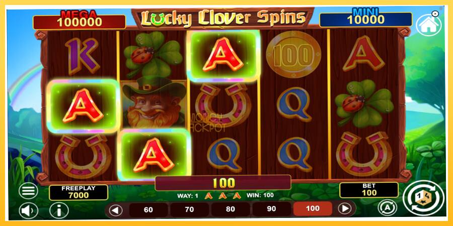 Игровой аппарат Lucky Clover Spins - игра на реальные деньги, картинка 3