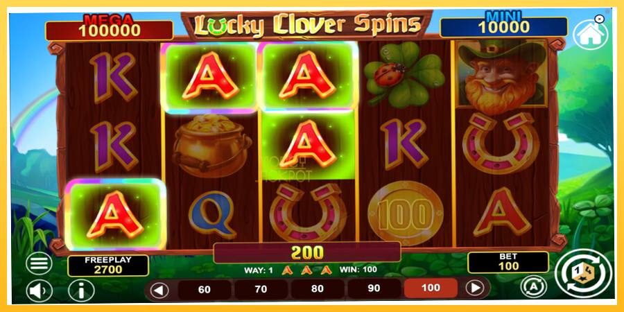 Игровой аппарат Lucky Clover Spins - игра на реальные деньги, картинка 4