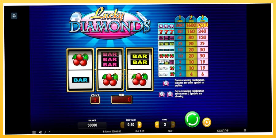 Игровой аппарат Lucky Diamonds - игра на реальные деньги, картинка 1