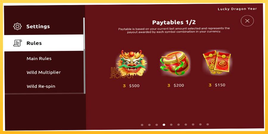 Игровой аппарат Lucky Dragon Year - игра на реальные деньги, картинка 6