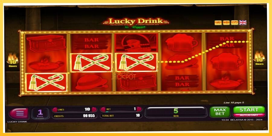 Игровой аппарат Lucky Drink In Egypt - игра на реальные деньги, картинка 3