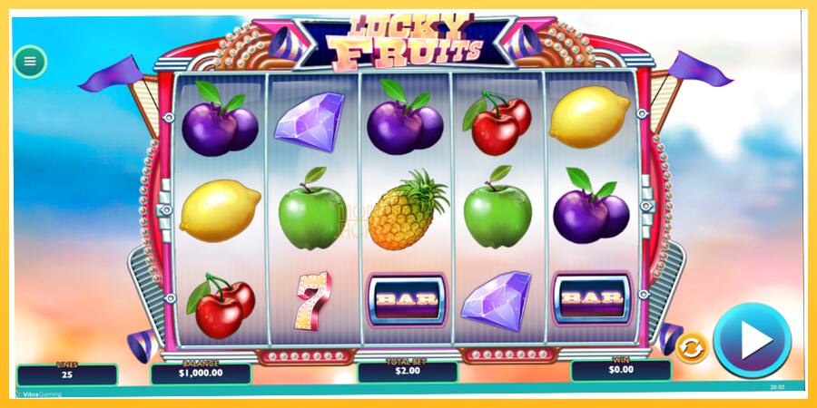 Игровой аппарат Lucky Fruits - игра на реальные деньги, картинка 2