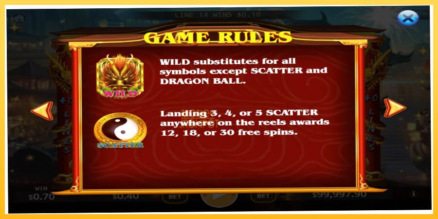 Игровой аппарат Lucky Golden Dragon Lock 2 Spin - игра на реальные деньги, картинка 3