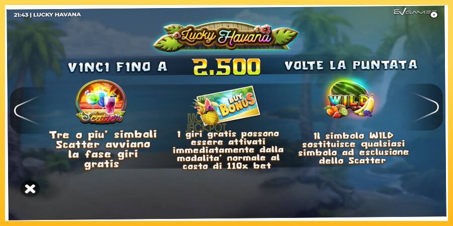 Игровой аппарат Lucky Havana - игра на реальные деньги, картинка 5