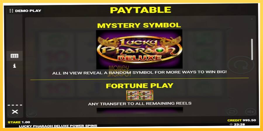 Игровой аппарат Lucky Pharaoh Deluxe Fortune Play - игра на реальные деньги, картинка 5