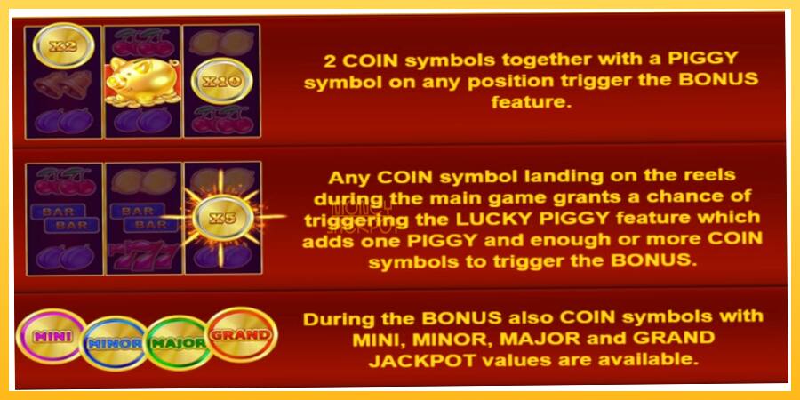 Игровой аппарат Lucky Piggies 2 Hold & Win - игра на реальные деньги, картинка 5