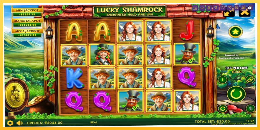 Игровой аппарат Lucky Shamrock - Enchanted Hold and Win - игра на реальные деньги, картинка 2