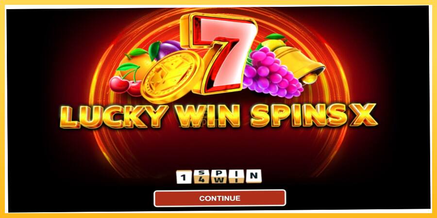 Игровой аппарат Lucky Win Spins X - игра на реальные деньги, картинка 1