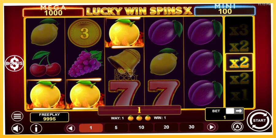 Игровой аппарат Lucky Win Spins X - игра на реальные деньги, картинка 3