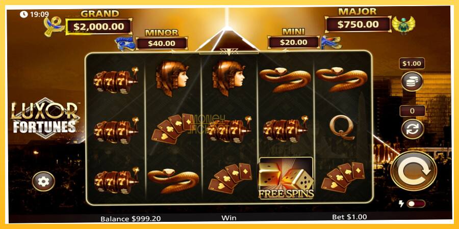 Игровой аппарат Luxor Fortunes - игра на реальные деньги, картинка 2