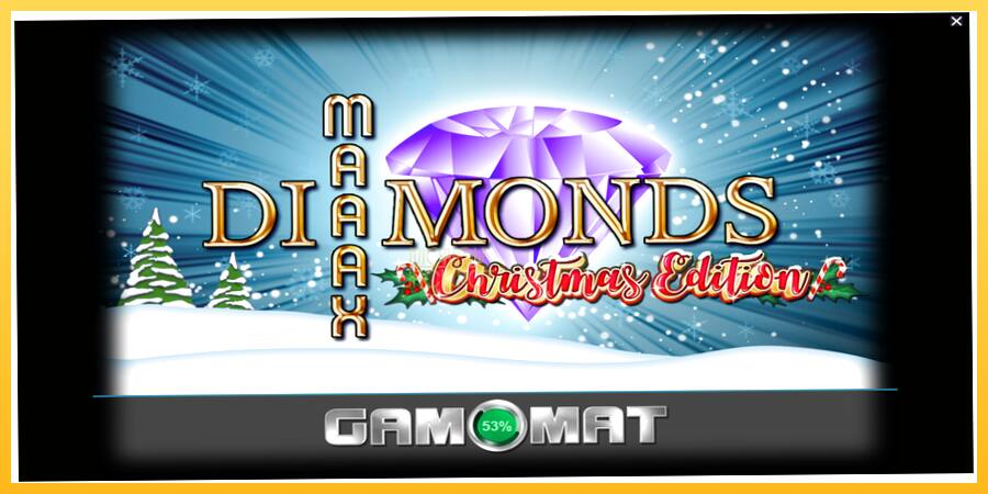 Игровой аппарат Maaax Diamonds Christmas Edition - игра на реальные деньги, картинка 1