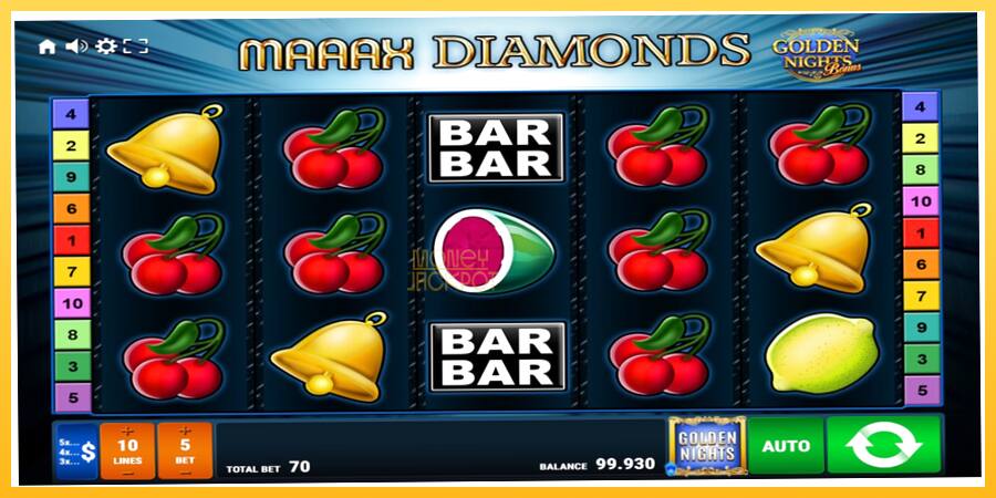 Игровой аппарат Maaax Diamonds Golden Nights - игра на реальные деньги, картинка 2