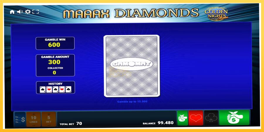 Игровой аппарат Maaax Diamonds Golden Nights - игра на реальные деньги, картинка 5