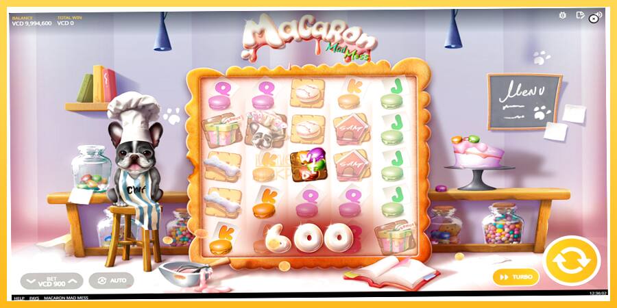 Игровой аппарат Macaron Mad Mess - игра на реальные деньги, картинка 2