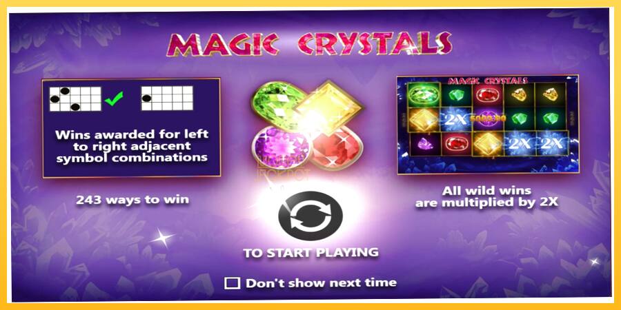 Игровой аппарат Magic Crystals - игра на реальные деньги, картинка 1