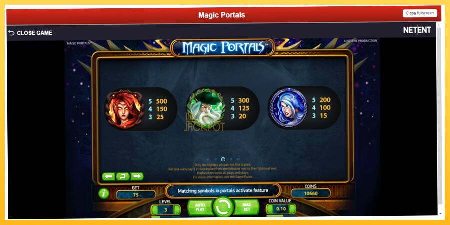 Игровой аппарат Magic Portals - игра на реальные деньги, картинка 6