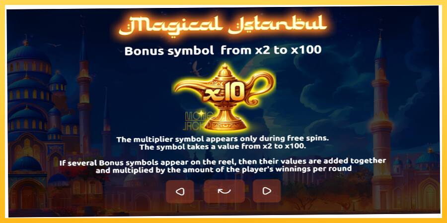 Игровой аппарат Magical Istanbul - игра на реальные деньги, картинка 5