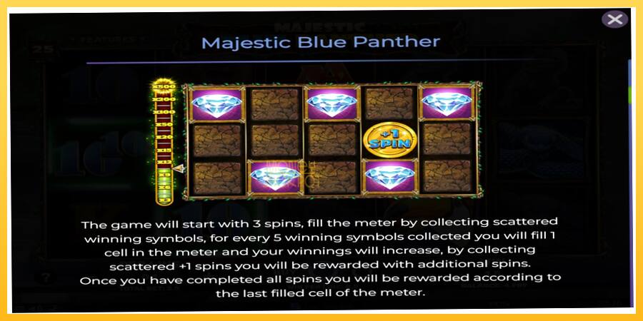 Игровой аппарат Majestic Blue Panther - игра на реальные деньги, картинка 5